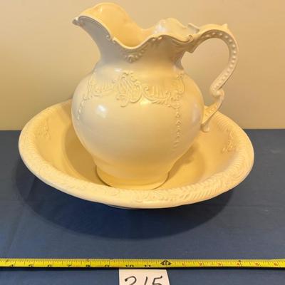 Pitcher and Basin Set