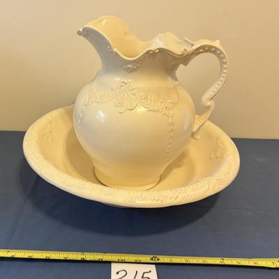 Pitcher and Basin Set