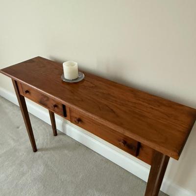 Two drawer console table