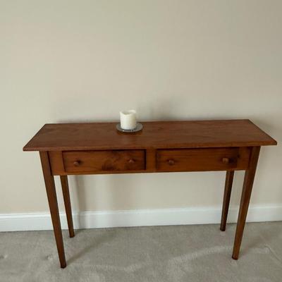 Two drawer console table
