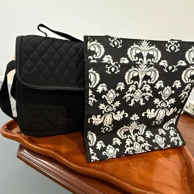 Vera Bradley insulated bag and a pretty patterned bag