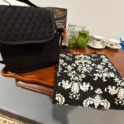 Vera Bradley insulated bag and a pretty patterned bag