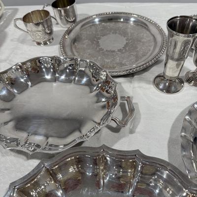 Lot of 10 beautiful pieces of silver plate items