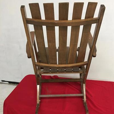 Vintage folding rocking chair 1960's