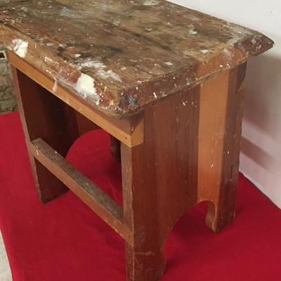 Rustic Pine Step Stool 