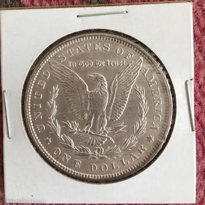 1896 Morgan Silver Dollar US $1 90% Ag. Fine!!!