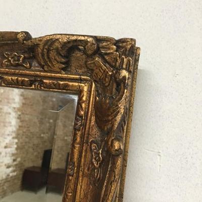 Gold/Wood Framed Mirror Beveled 40