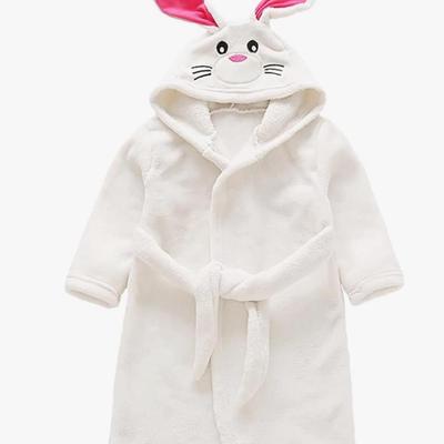 2T Toddler Baby Boys Girls Cartoon Bunny Rabbit Animal Bathrobe Robe