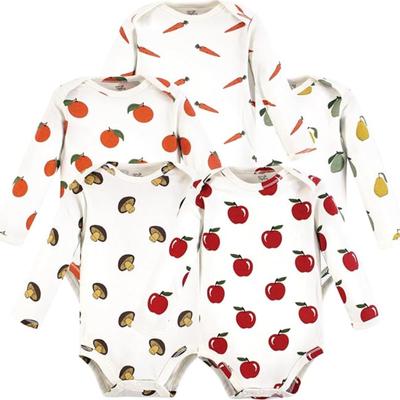 Preemie - Touched by Nature unisex-baby Organic Cotton Long-sleeve Bodysuits