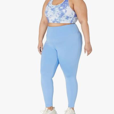Women's 5X - Amazon Essentials Workout Leggings for Women, High-Rise Active Sculpt Athleisure - French Blue