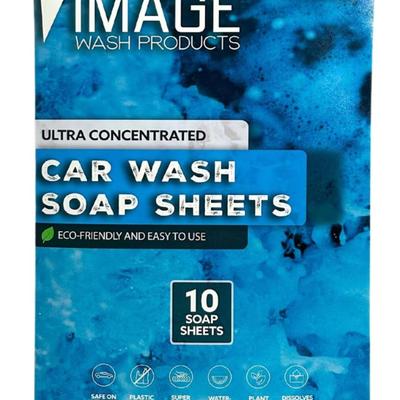 Image Wash Products - Eco-Friendly Car Wash Soap Sheets - Works with Snow Foam Cannons, Foam Guns or Bucket Washes, For Cars, Trucks