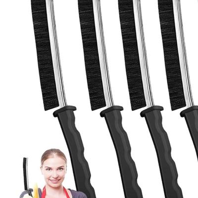 4-Pack Crevice Cleaning Brush, New Multifunctional Gap Cleaning Brush Tool, Bathroom Gap Brush, Grout Cleaner Brush Hard Bristle Crevice...