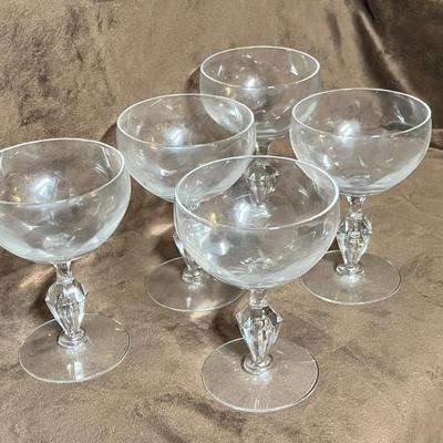 Lot 109 More assorted crystal stemware