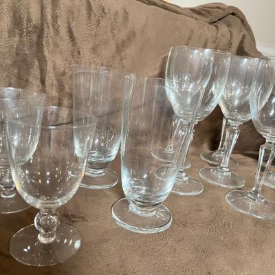 Lot 11 Various sizes of Crystal Stems