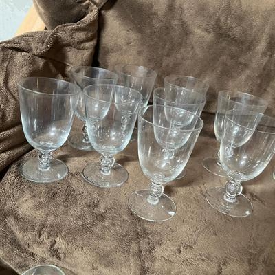 Lot 11 Various sizes of Crystal Stems