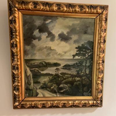 UH1537 Vintage Landscape Oil Painting