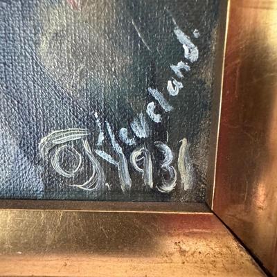 UH1537 Vintage Landscape Oil Painting