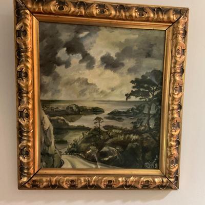 UH1537 Vintage Landscape Oil Painting