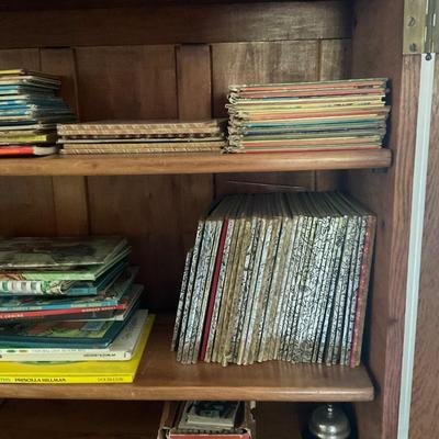 UH1533 Lot of Vintage Little Golden, Wonderbooks, and Rand McNally