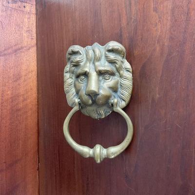 L1541 Vintage Brass Iron Doorknocker