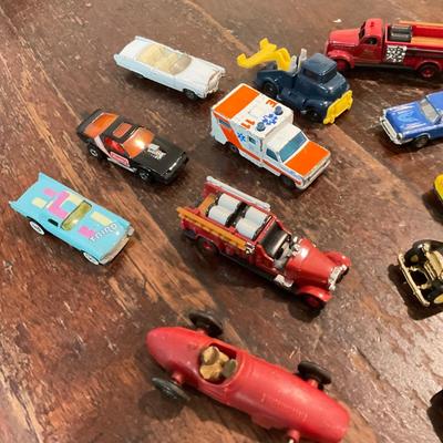 D1542 Vintage Italian Sam’s Toy Maserati Prix Car and other Matchbox and Hot Wheels Cars