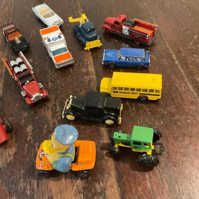 D1542 Vintage Italian Sam’s Toy Maserati Prix Car and other Matchbox and Hot Wheels Cars