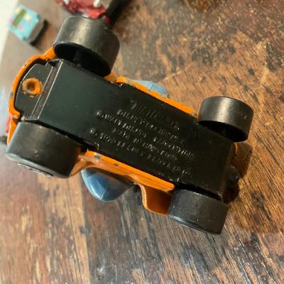 D1542 Vintage Italian Sam’s Toy Maserati Prix Car and other Matchbox and Hot Wheels Cars