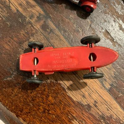 D1542 Vintage Italian Sam’s Toy Maserati Prix Car and other Matchbox and Hot Wheels Cars