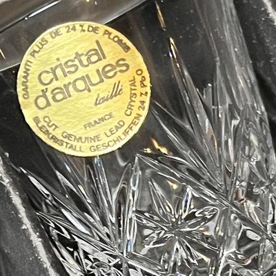 Lot 113 Crystal Liquor stems