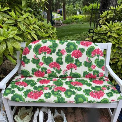 O1548 Lot of Two Plow & Hearth Bench Cushion