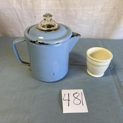 Vintage Pot and Cup