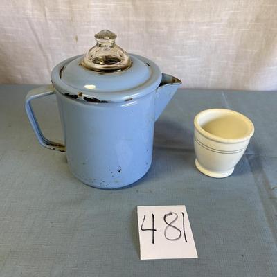 Vintage Pot and Cup