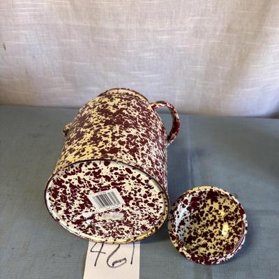 Enamelware Canister