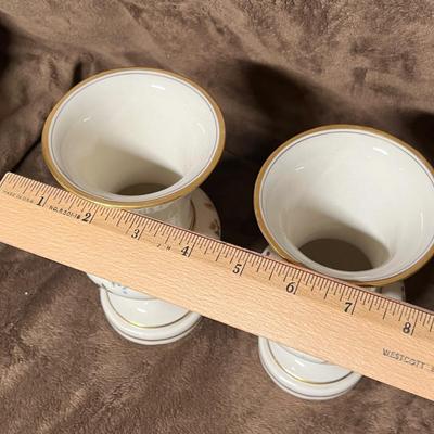 Lot 123 Antique Ironstone Vases