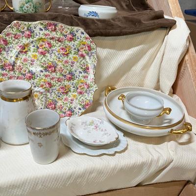 Lot 130 Misc lot of china, various patterns, minor damage