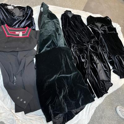 Lot 133 velvet skirts, pants and jackets