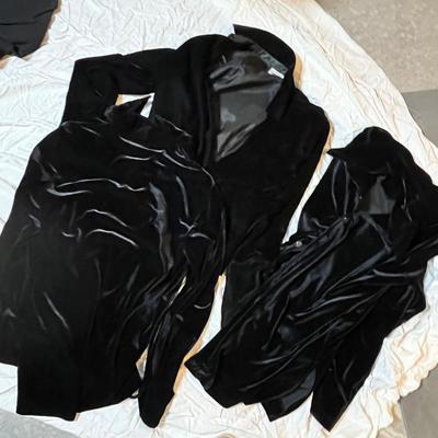 Lot 133 velvet skirts, pants and jackets