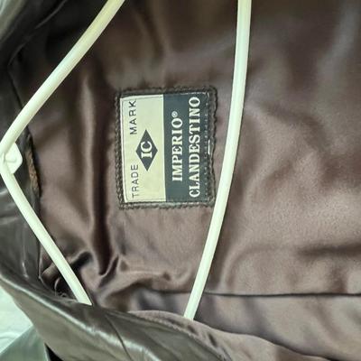 Lot 134 4 leather jackets - (ellen Tracey, Anne Klien)