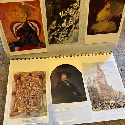 2 Books of Vintage Postcards c. WWII - 1980's