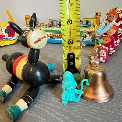 Vintage Toy Lot - Tin, Disney, Cars