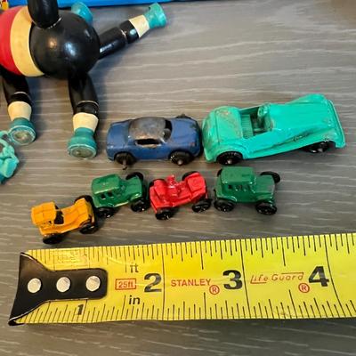 Vintage Toy Lot - Tin, Disney, Cars
