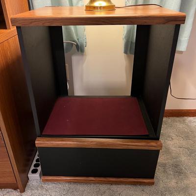 2 Office Shelves, Wood File Cabinet