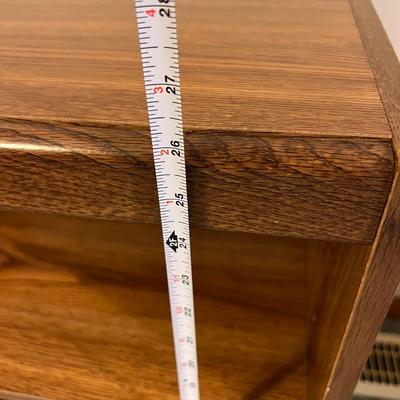2 Office Shelves, Wood File Cabinet