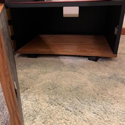 2 Office Shelves, Wood File Cabinet