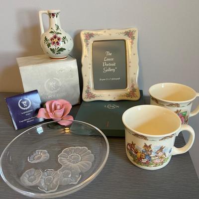Collectibles Lot - Lenox, Delft, Royal Doulton, Capodimonte Porcelain