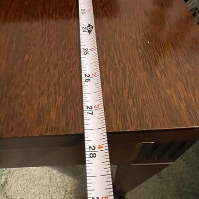 Pair Tiered Mersman MCM Vintage End Tables