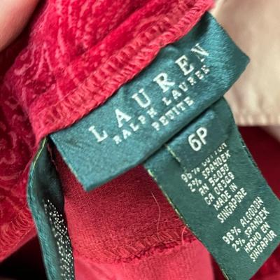 Lot 140 red lot - 3 skirts, 3 pants