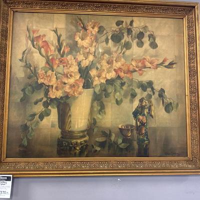 Vintage Cecil Golding framed print