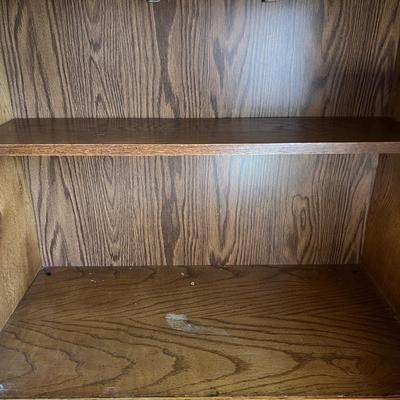 2 Thomasville Wall Unit Shelves