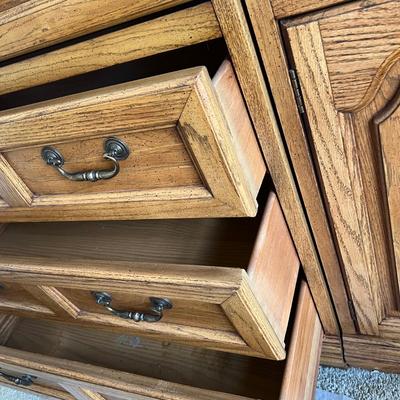 2 Thomasville Wall Unit Shelves